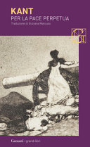 Copertina  Per la pace perpetua : un progetto filosofico