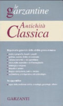 Copertina  Enciclopedia dell'antichita classica.