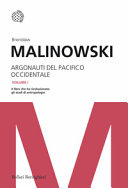 Copertina  Argonauti del Pacifico occidentale : riti magici e vita quotidiana nella società primitiva