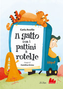 Copertina  Il gatto con i pattini a rotelle