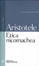 Copertina  Etica Nicomachea