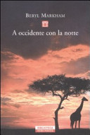 Copertina  A occidente con la notte