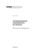 Copertina  Apprendimento cooperativo in pratica : proposte operative per attività di gruppo in classe