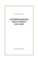 Copertina  Autobibliografia degli scritti (1941-2019)