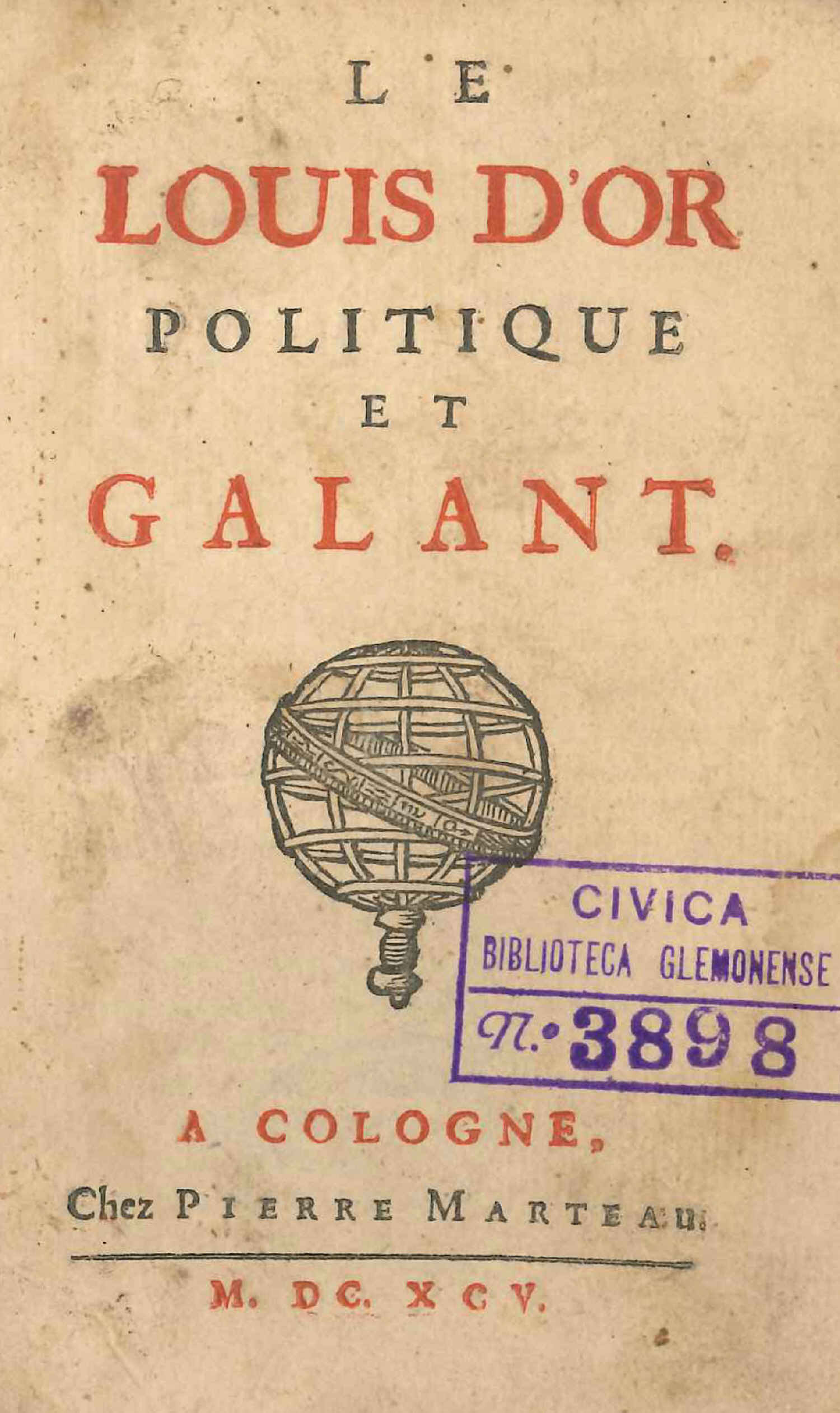 Copertina  Le Louis d'or politique et galant.