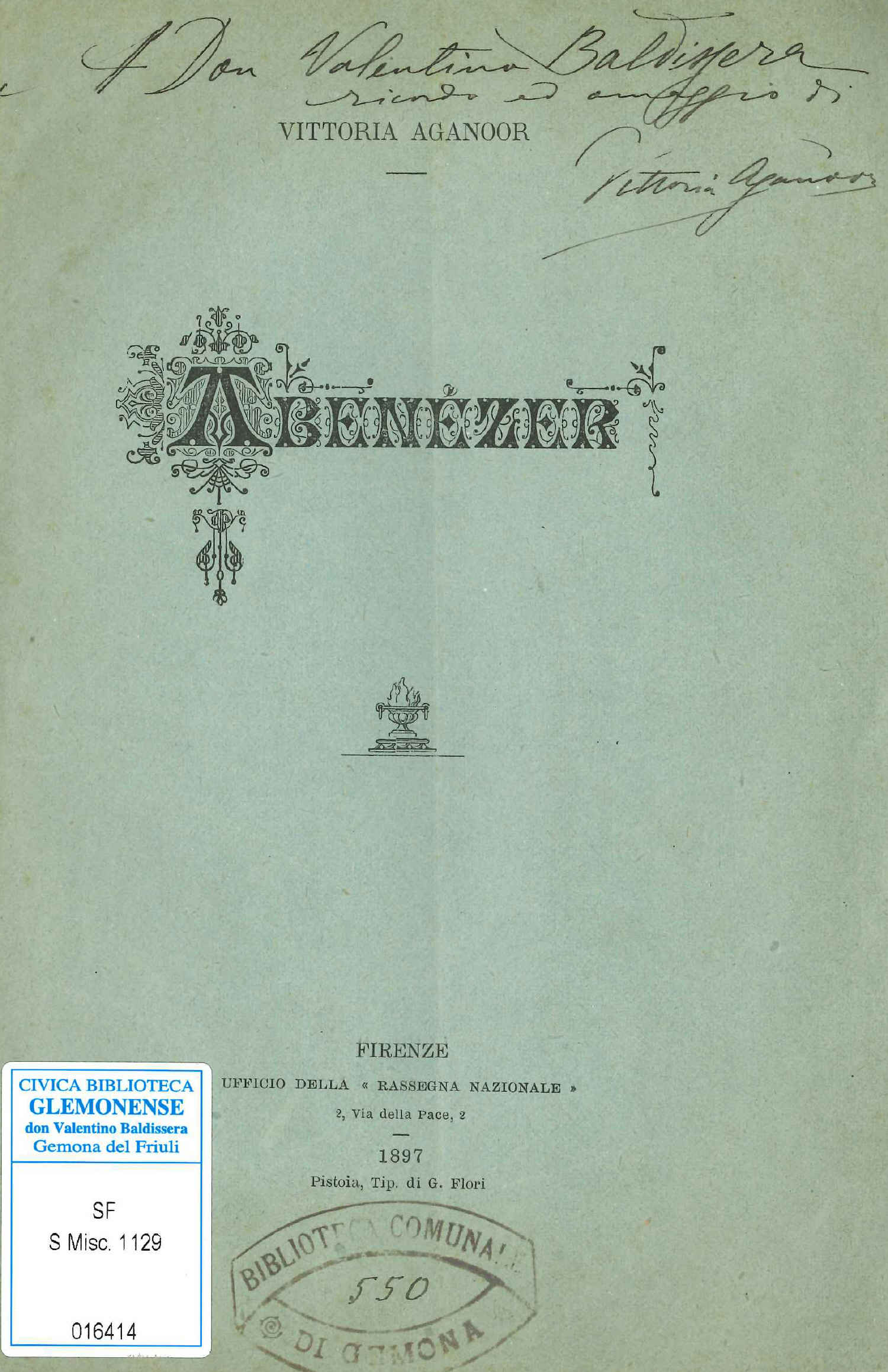 Copertina  Abenezer